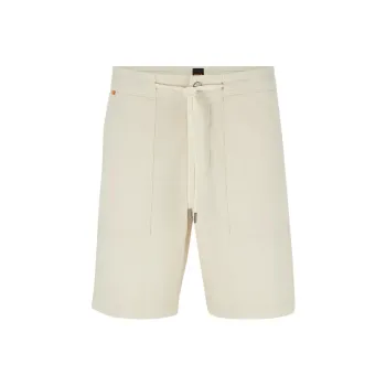 HUGO BOSS Denim Shorts Men Beige