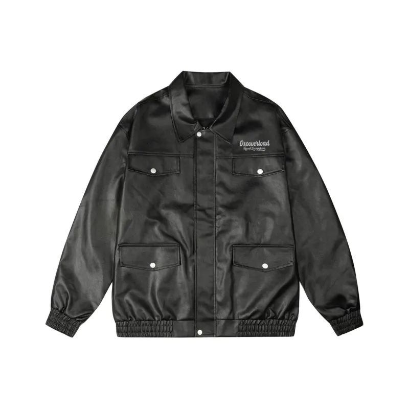 OXO OVERLOAD Leather Jacket Unisex-0
