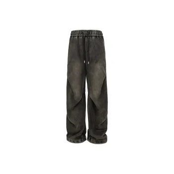 RASHOMONG Casual Pants Unisex Black