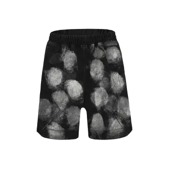 A11SLAVE Loose Fit Shorts Unisex Black Gray Color