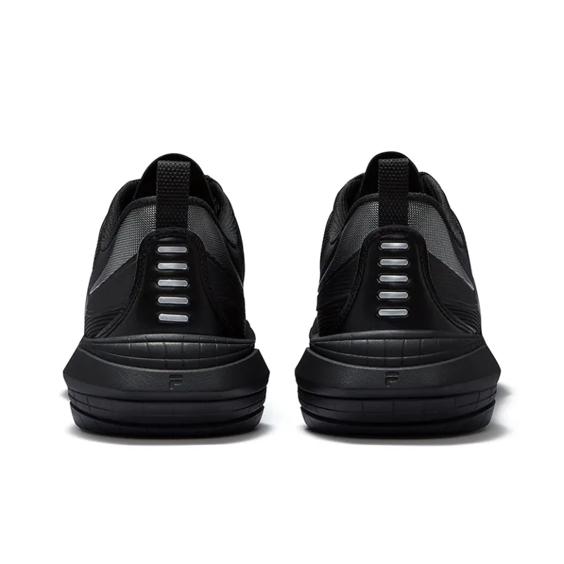 FILA FUSION RAY V Radiation 5th Generation Low Top Casual Shoes Men's Black Silver-3