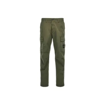 STONE ISLAND Compass Patch Tapered Leg Cargo Pants