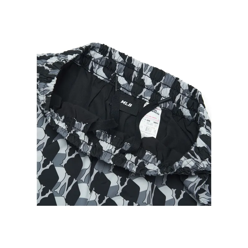 MLB Cube Monogram New York Yankees Casual Pants Unisex Black-3