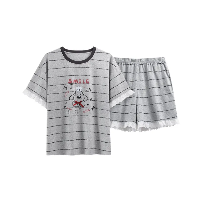Qiao Ni Tong Pajama Set Women's Image Color-0