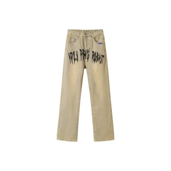 HELEH Jeans Unisex Yellow Mud