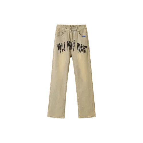 HELEH Jeans Unisex Yellow Mud