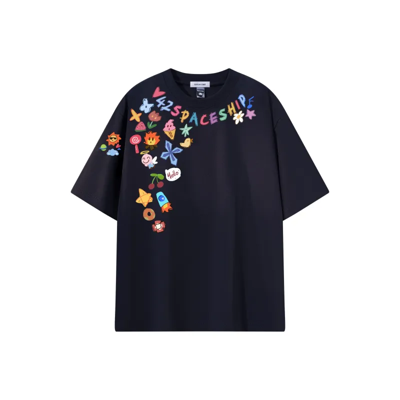 42SPACESHIP T Shirts Unisex-8