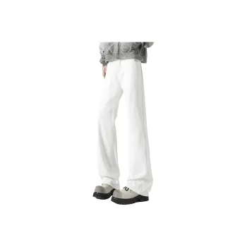 FAKE VINTAGE Jeans Unisex White