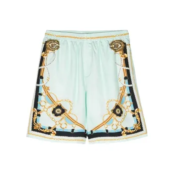 Camilla Sea Charm Silk Bermuda Shorts