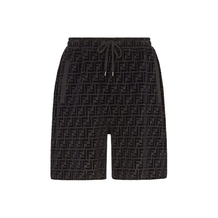 FENDI Casual Shorts Men's Black-0