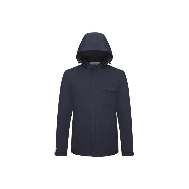 GY Goldlion Jackets Coats Men's Navy Blue-0