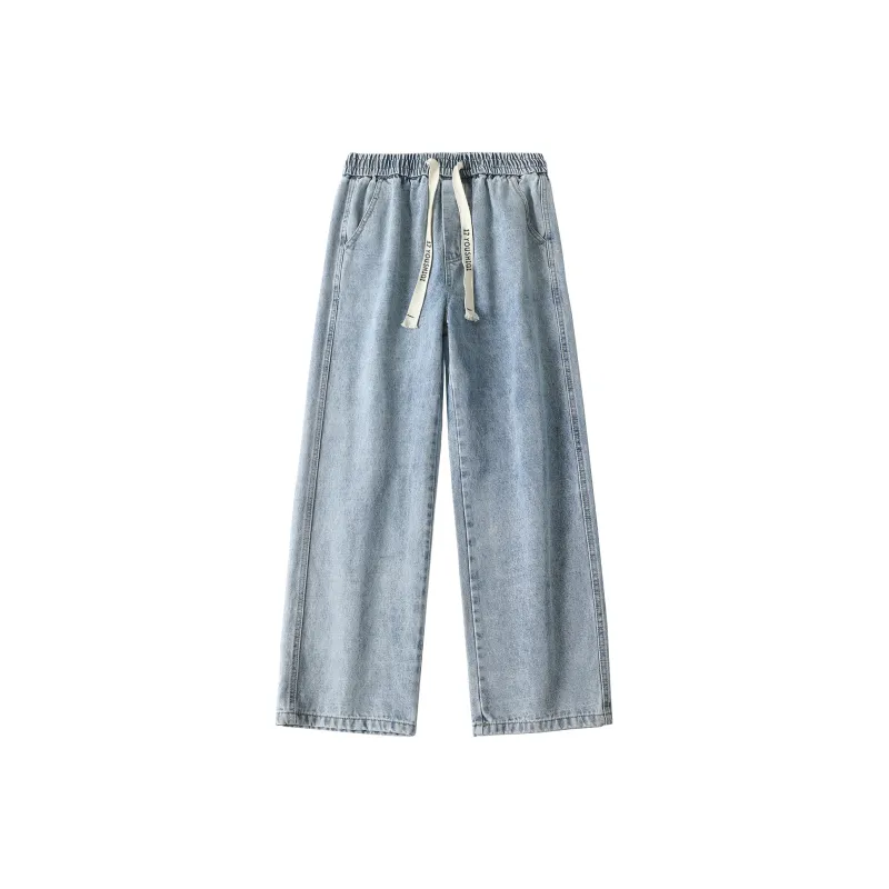 YOUSHIQI Jeans Unisex Light Blue-0