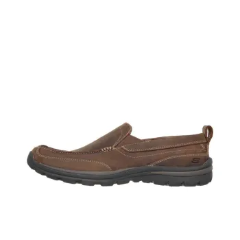 Skechers Relaxed Fit Low Top Casual Shoes Men's Brown