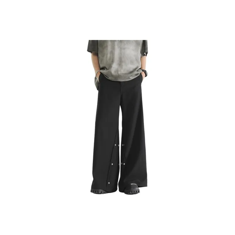 OPMO Suit Trousers Unisex Black-0