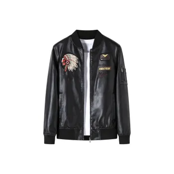 DABAISHA Leather Jackets Men