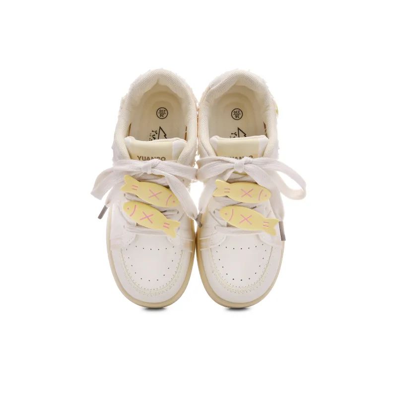 Lovely You Wear resistant And Lightweight Low Top Skateboard Shoes Women's-3