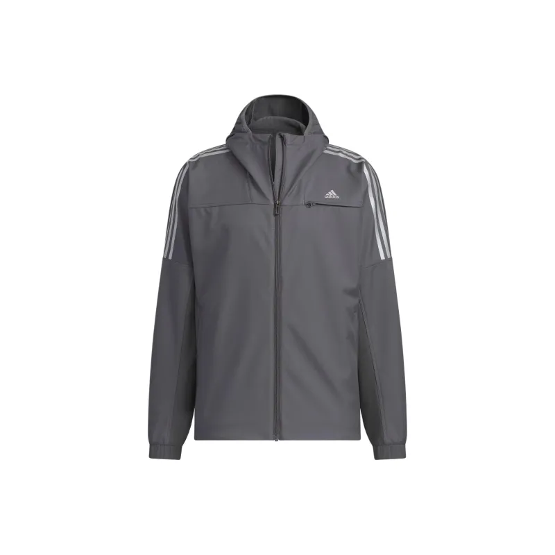 Adidas MUST HAVES FW24 SMALL LOGO Jackets Coats Men's Dark Gray-0