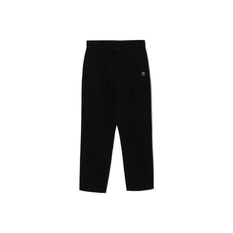 A BATHING APE Logo patch Chinos-2