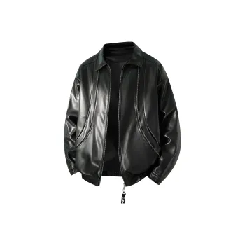 David Bakken Leather Jacket Unisex Black