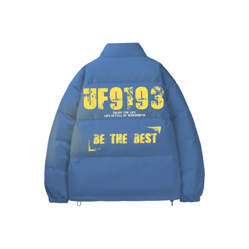 UF9193 Puffer Jacket Unisex Black-8