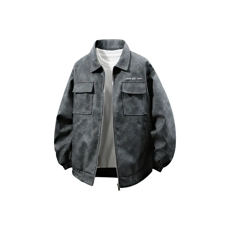 Jeep Grand Cherokee Leather Jacket Unisex-4