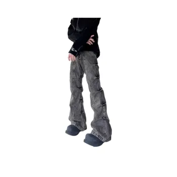 COMXZ Jeans Unisex Black Gray