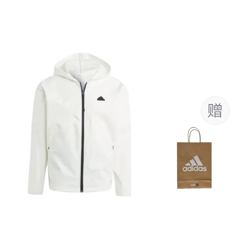 Adidas Jackets Coats Men's Jade White-0