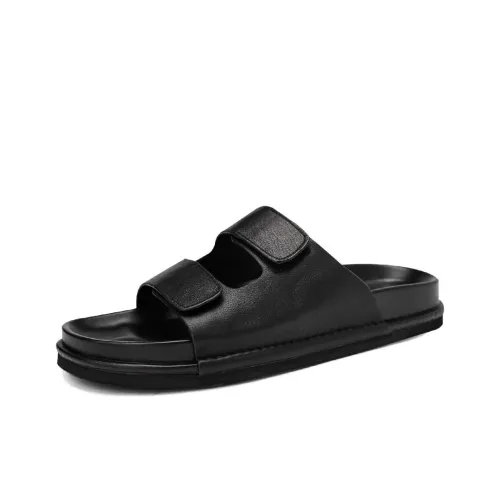 Voguhomme EVA Slip Resistant Slide Slippers Men's Black