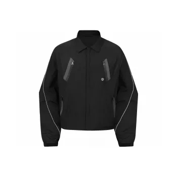 GUUKA TECH Trench Coat Unisex Black