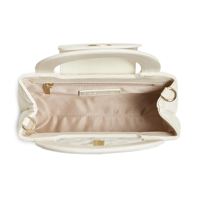 Teenmix Artificial Leather One Shoulder Handbag Women's White-3