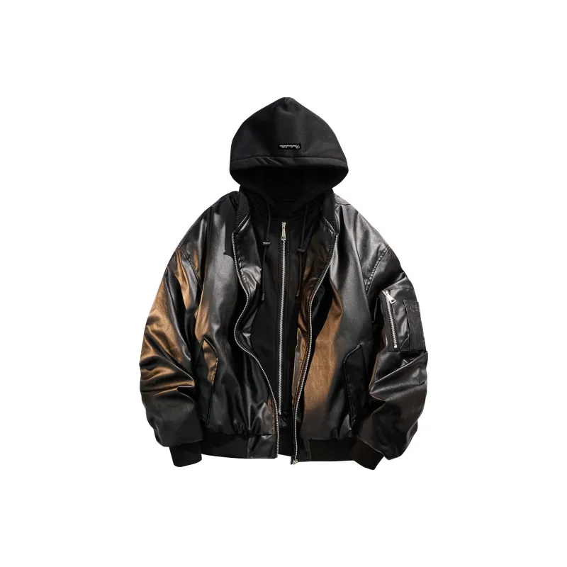 PAUL COSTELLOE Leather Jacket Unisex-0