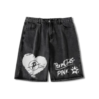 PINK PANTHER Denim Shorts Unisex