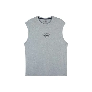 QIAODAN Tank Top Men's Gray Heather Gray