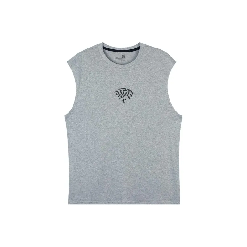 QIAODAN Tank Top Men's Gray Heather Gray-0