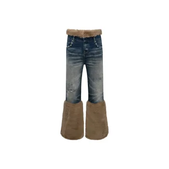 BIRTH OF ROYAL CHILD Jeans Unisex Washed Blue