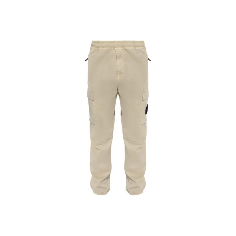 STONE ISLAND Cinched Waistband Trousers-0