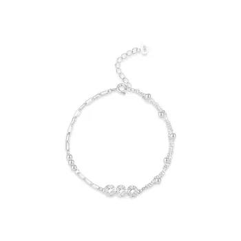 Love Link 925 Sterling Silver Bracelets Women's