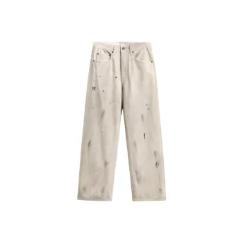 COMXZ Jeans Unisex White