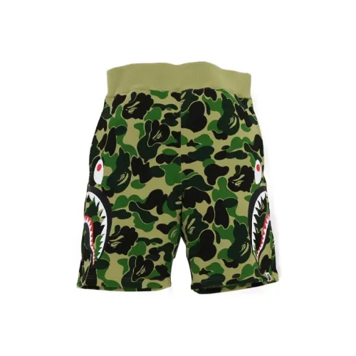 A BATHING APE Abc Camo Shark Sweat Shorts