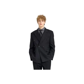 WILD LEADER Fall Business Suit Coat Men's Black[XW4258524]