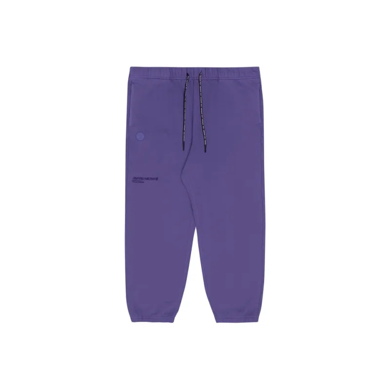 Aape Logo embroidered Cotton Track Pants-4