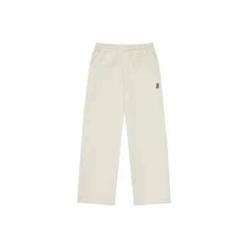 MLB Boston Red Sox Basic Collection FW24 Sports Knitted Sweatpants Casual Pants Unisex Dark Cream