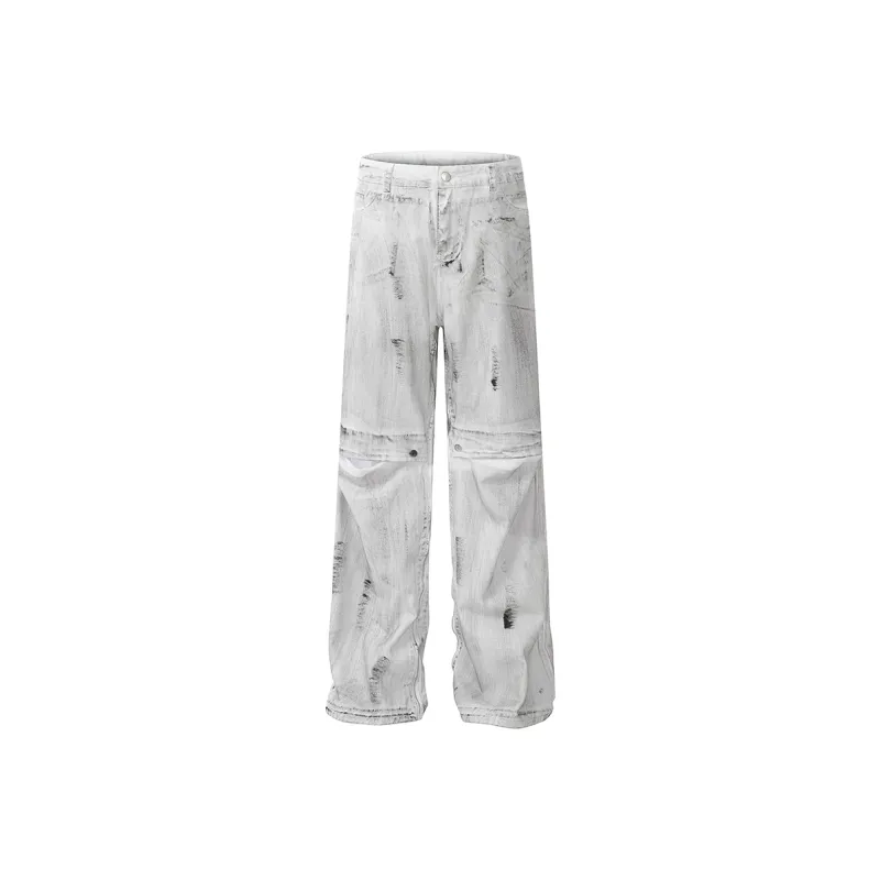 COOLALPACA Loose Fit Bootcut Jeans Unisex-5