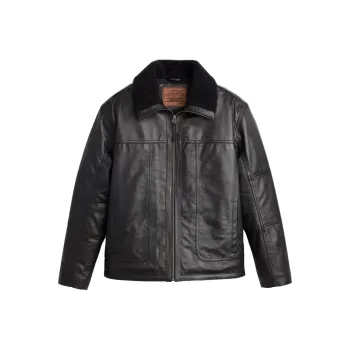 Levi’s Leather Jacket Men's Black