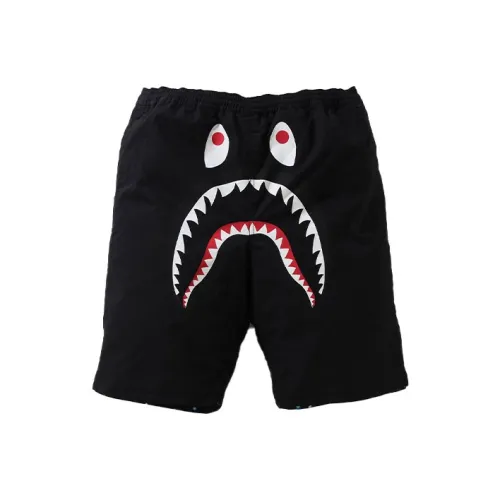A BATHING APE Space Camo Shark Reversible Shorts