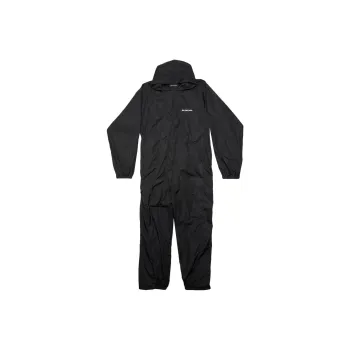 Balenciaga Jumpsuit Loose Fit Style Men's Black