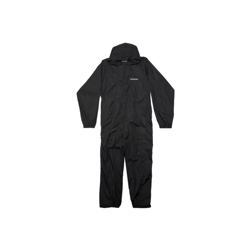 Balenciaga Jumpsuit Loose Fit Style Men's Black-0