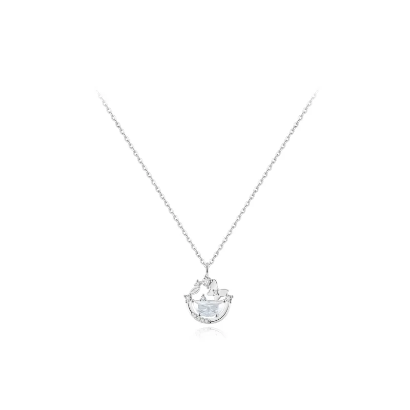 WANLIACC S999 Fine Silver Necklaces Women's-0