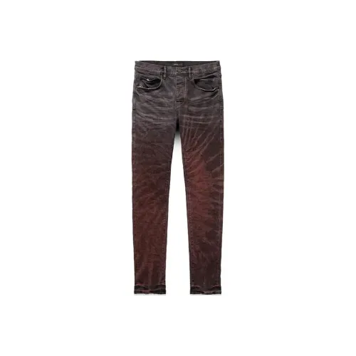 PURPLE BRAND 레디쉬 브라운 남성 청바지