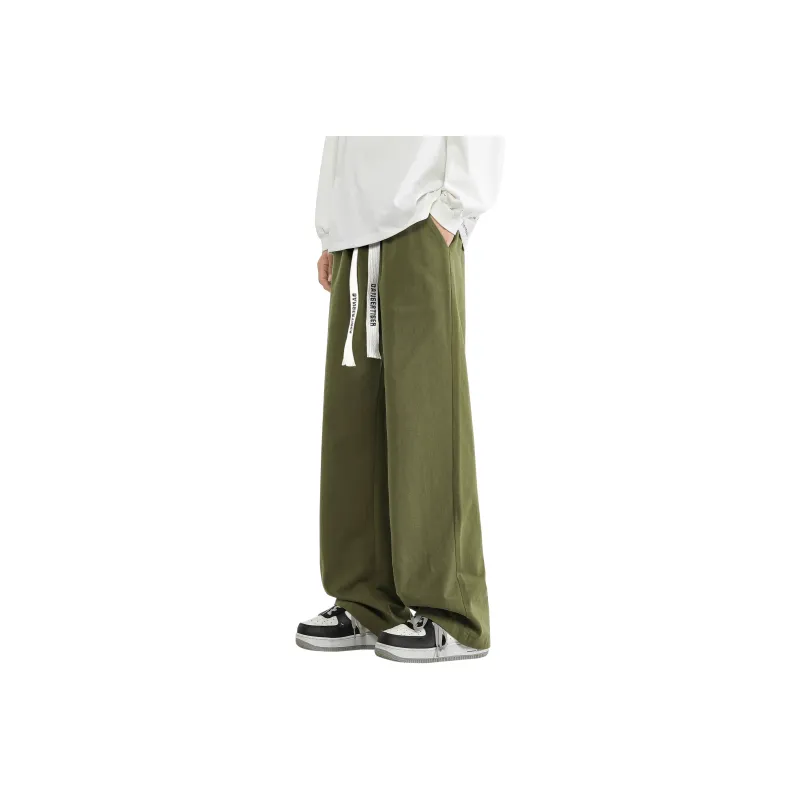 DANGERTIGER Casual Pants Unisex Khaki-4
